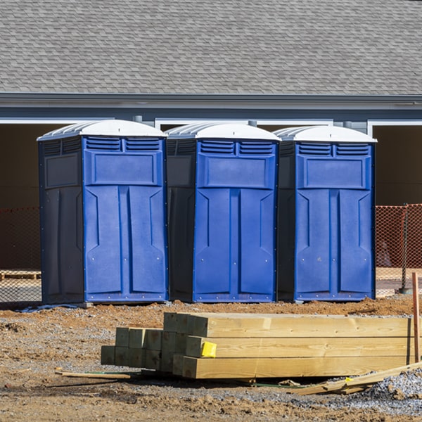 how often are the porta potties cleaned and serviced during a rental period in Turkey TX